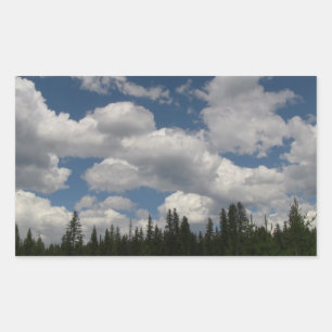 Sticker Rectangulaire Paysage de l'Oregon d'Umatilla Paysage de Skyscape