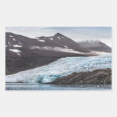 Sticker Rectangulaire Paysage de Svalbard (Devant)