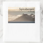Sticker Rectangulaire Paysage de Svalbard (Sac)