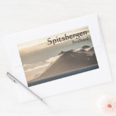 Sticker Rectangulaire Paysage de Svalbard (Enveloppe)