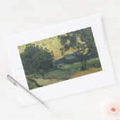 Sticker Rectangulaire Paysage de Van Gogh à Twilight (Enveloppe)