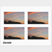 Sticker Rectangulaire Paysage d'Elkridge Sunset Maryland (Feuille)