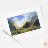 Sticker Rectangulaire Paysage des montagnes (Enveloppe)