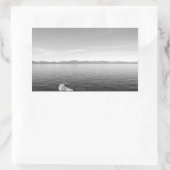 Sticker Rectangulaire Paysage noir et blanc 11 (Sac)