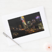 Sticker Rectangulaire Paysage urbain de Cincinnati (Enveloppe)