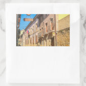 Sticker Rectangulaire Paysage urbain du sentier de Santiago (Sac)