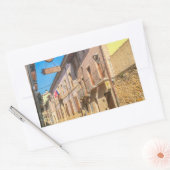 Sticker Rectangulaire Paysage urbain du sentier de Santiago (Enveloppe)