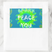 Sticker Rectangulaire Peace Be with You Art Print (Sac)