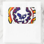 Sticker Rectangulaire "Peace Hakuna Matata" (Sac)