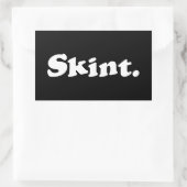 Sticker Rectangulaire Peau. (Sac)