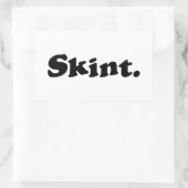 Sticker Rectangulaire Peau. (Sac)