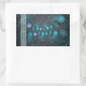 Sticker Rectangulaire Peau Alien 001 (Sac)