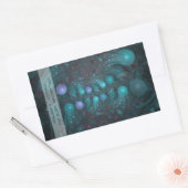 Sticker Rectangulaire Peau Alien 001 (Enveloppe)