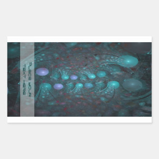 Sticker Rectangulaire Peau Alien 001