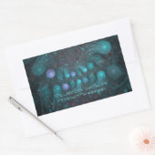 Sticker Rectangulaire Peau Alien 001 (Enveloppe)