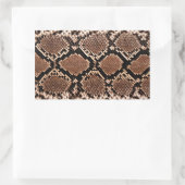 Sticker Rectangulaire Peau de Crotalus atrox (Sac)
