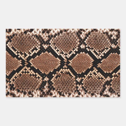 Sticker Rectangulaire Peau de Crotalus atrox (Devant)