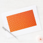 Sticker Rectangulaire Peau de fermeture du basket-ball (Enveloppe)