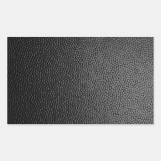 Sticker Rectangulaire Peau de serpent noire (Devant)
