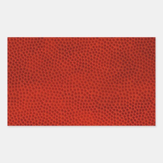 Sticker Rectangulaire Peau de texture de gros plan du basket (Devant)