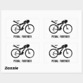 Sticker Rectangulaire Pedal Bikepacking supplémentaire (Feuille)