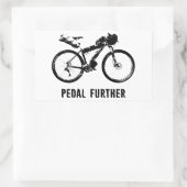Sticker Rectangulaire Pedal Bikepacking supplémentaire (Sac)