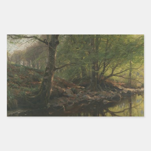 Sticker Rectangulaire Peder Monsted - Broche claire (Devant)