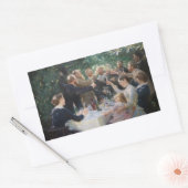 Sticker Rectangulaire Peder Severin Kroyer - Hip, Hip, Hurrah ! (Enveloppe)