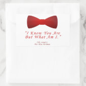 Sticker Rectangulaire pee wee herman (Sac)