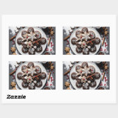 Sticker Rectangulaire Pegatina navidad 1 - 001 (Feuille)