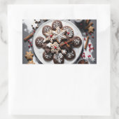 Sticker Rectangulaire Pegatina navidad 1 - 001 (Sac)