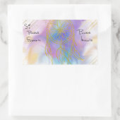 Sticker Rectangulaire Pegatina puedes hacerlo  (Sac)