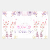 Sticker Rectangulaire Pegatinas con diseño de Hadas (Devant)