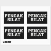 Sticker Rectangulaire Pencak Silat (Feuille)