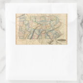 Sticker Rectangulaire Pennsylvanie 8 (Sac)