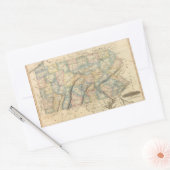 Sticker Rectangulaire Pennsylvanie 8 (Enveloppe)