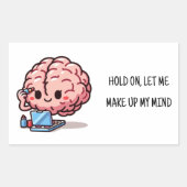 Sticker Rectangulaire Pensez (Devant)