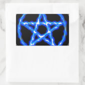 Sticker Rectangulaire Pentacle éthéré (Sac)