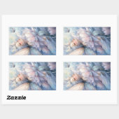 Sticker Rectangulaire Peony Of The Dawn (Feuille)