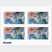 STICKER RECTANGULAIRE PERCEVATION ET VISION DU SAINT-GRAIL (Feuille)