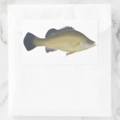 Sticker Rectangulaire Perche d'or (Sac)