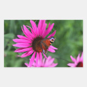 Sticker Rectangulaire Perche papillon (Devant)