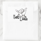 Sticker Rectangulaire Perdre la main (Sac)