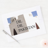 Sticker Rectangulaire Père de la Nation : Mazar-e-Quaid (Enveloppe)