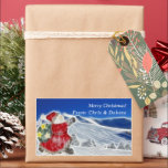 Sticker Rectangulaire Père Noël, Dashu Thru The Snow Christmas<br><div class="desc">* Illustration du Père Noël avec un sac de jouet, en train de couler dans la neige... J'espère qu'il ira à son traîneau ! * Utilisation pour les cadeaux de Noël, la décoration, l'artisanat, la réservation de ferraille ou do-it-yourself projets. * Ajoutez quelques-uns insérés dans vos cartes-cadeaux de vacances ou...</div>