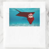 Sticker Rectangulaire Père Noël Manta (Sac)