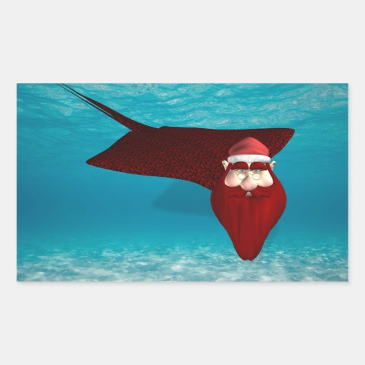 Sticker Rectangulaire Père Noël Manta (Devant)