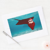 Sticker Rectangulaire Père Noël Manta (Enveloppe)