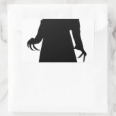 Sticker Rectangulaire père Noël nosferatu (Sac)