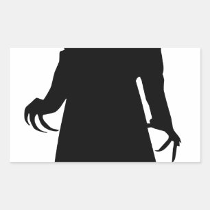 Sticker Rectangulaire père Noël nosferatu